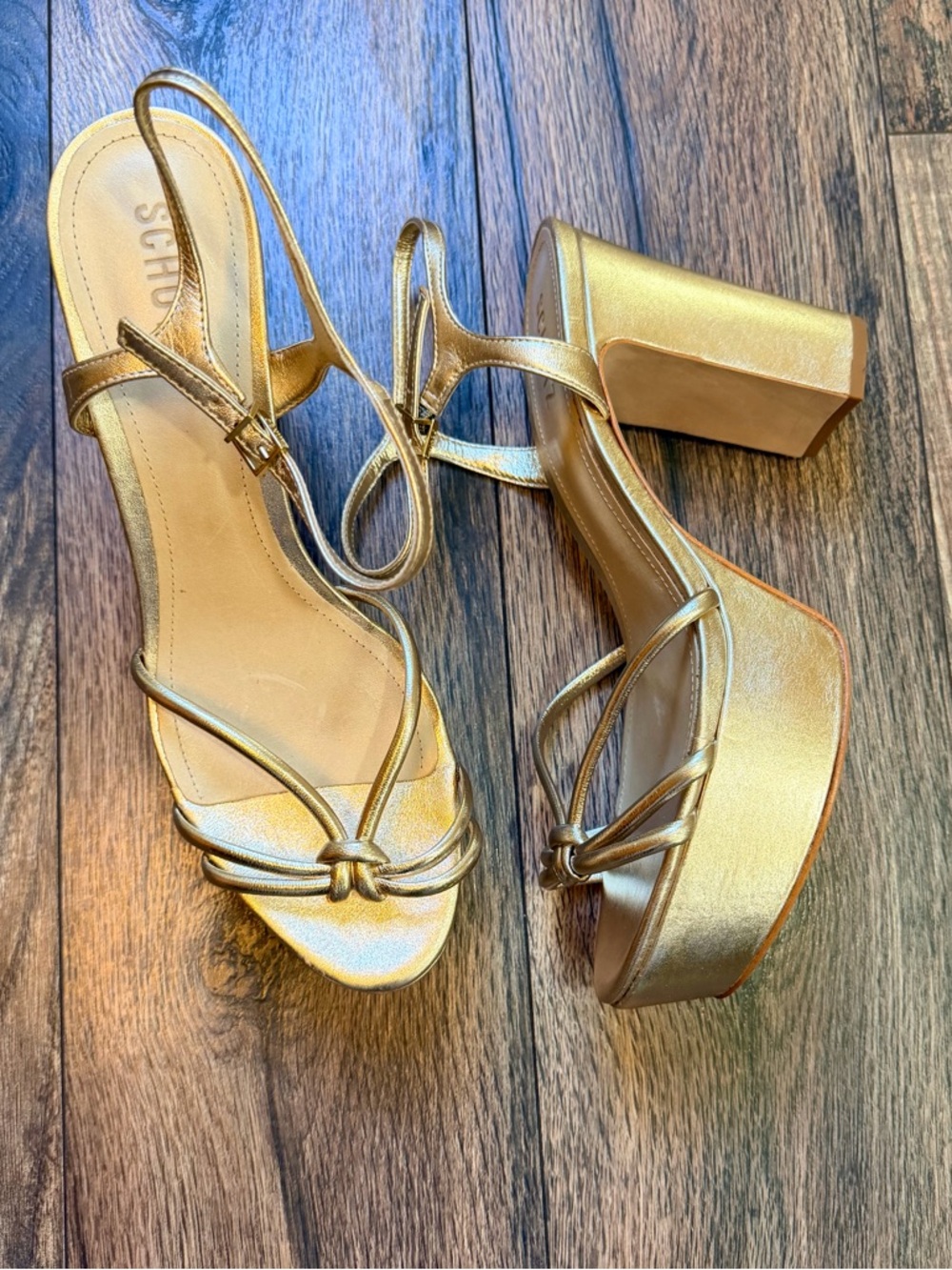 SCHUTZ Kelsie platform heels size 9.5 - Picture 3 of 12